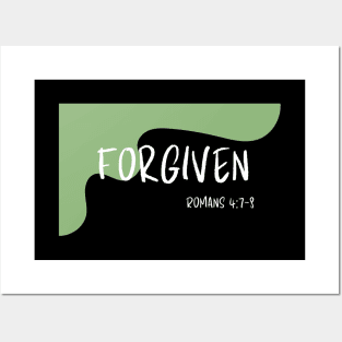 Forgiven - Bible Verse Posters and Art